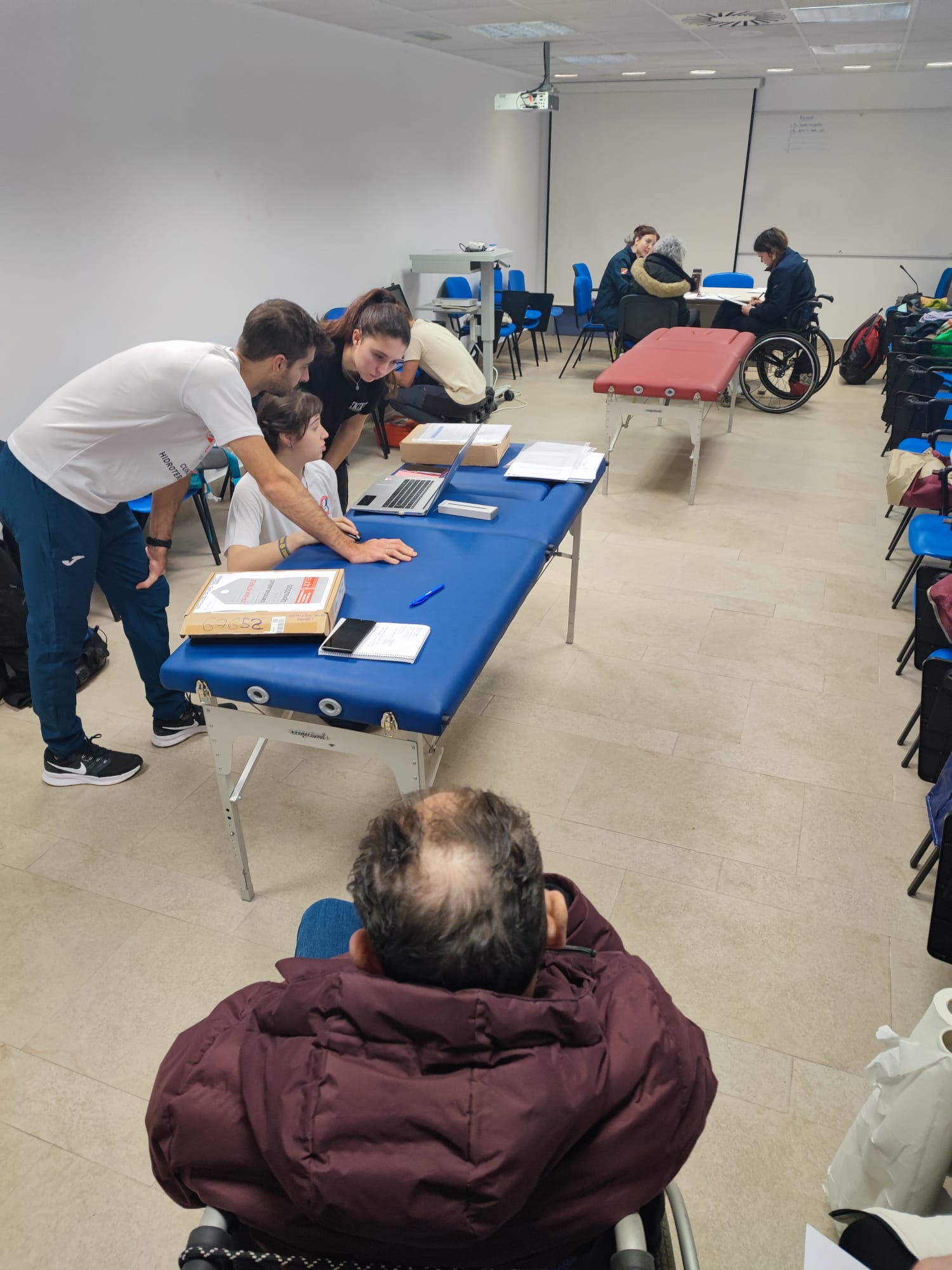 Actividad dentro del proyecto de Terapia Subacuática